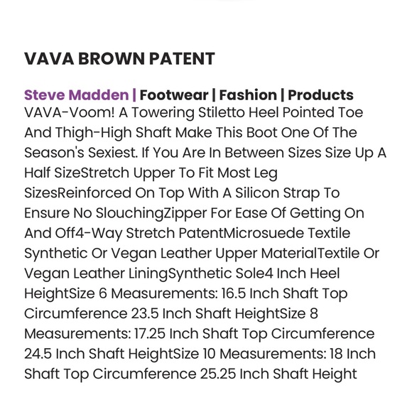 Steve Madden VAVA Boots - Picture 2 of 2